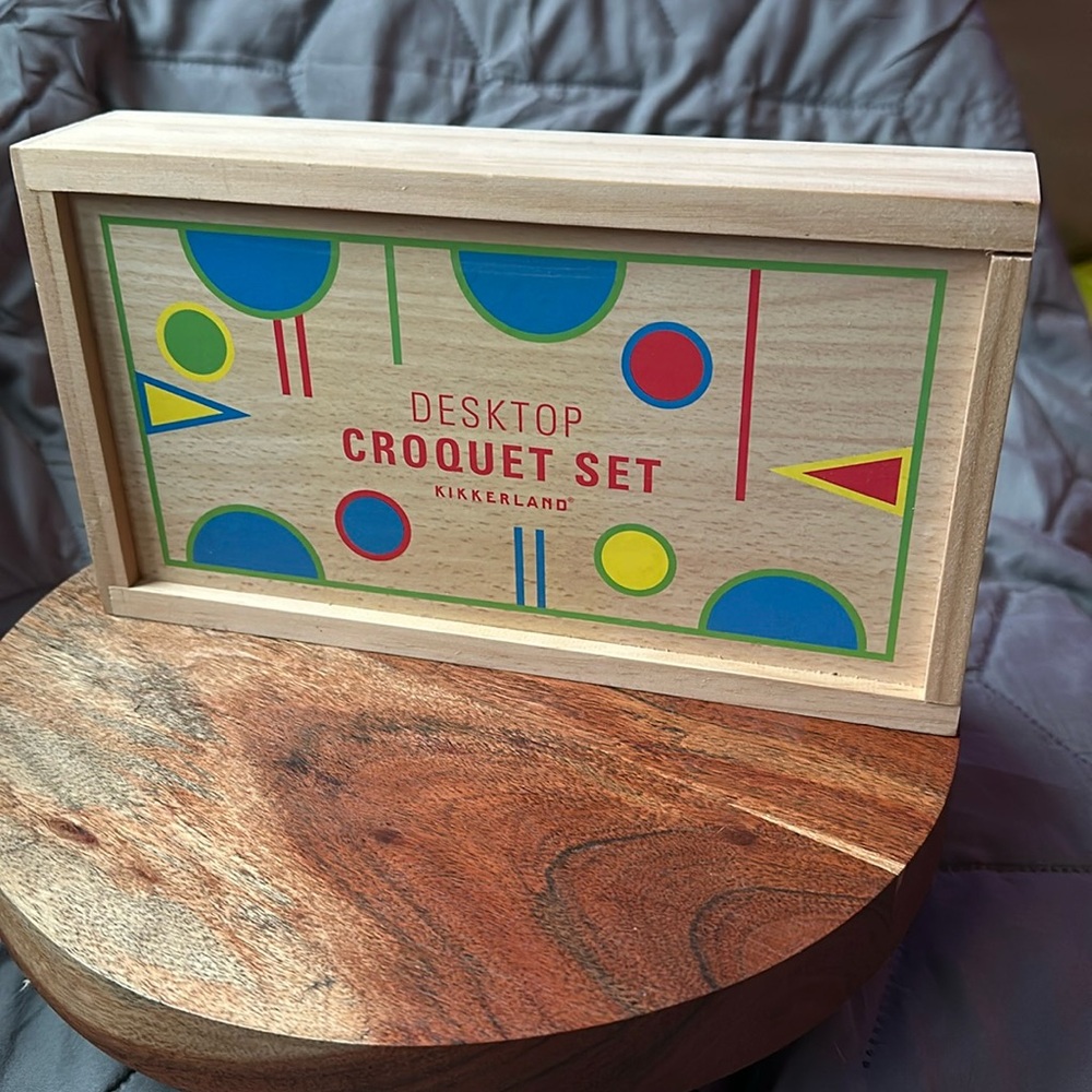 Desktop Croquet Set in new condition